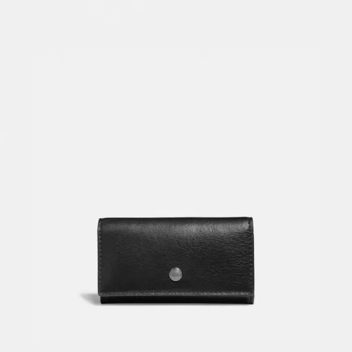 Coach Four Ring Key Case Bag Accessories Men Black