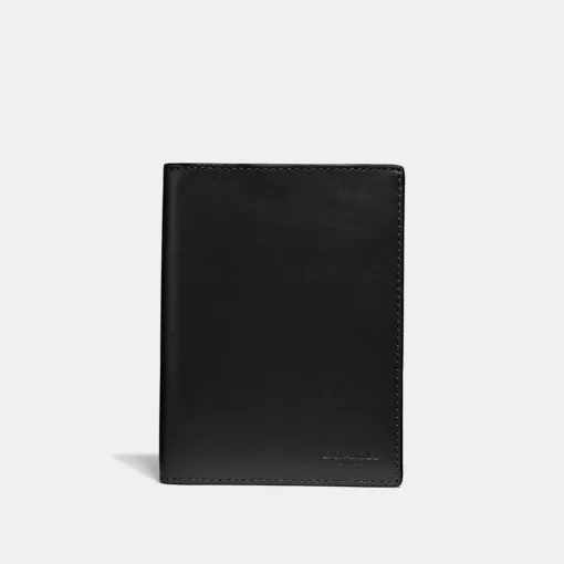Coach Passport Case Travel Bag Men Black